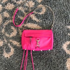 Rebecca Minkoff hot pink mini MAC